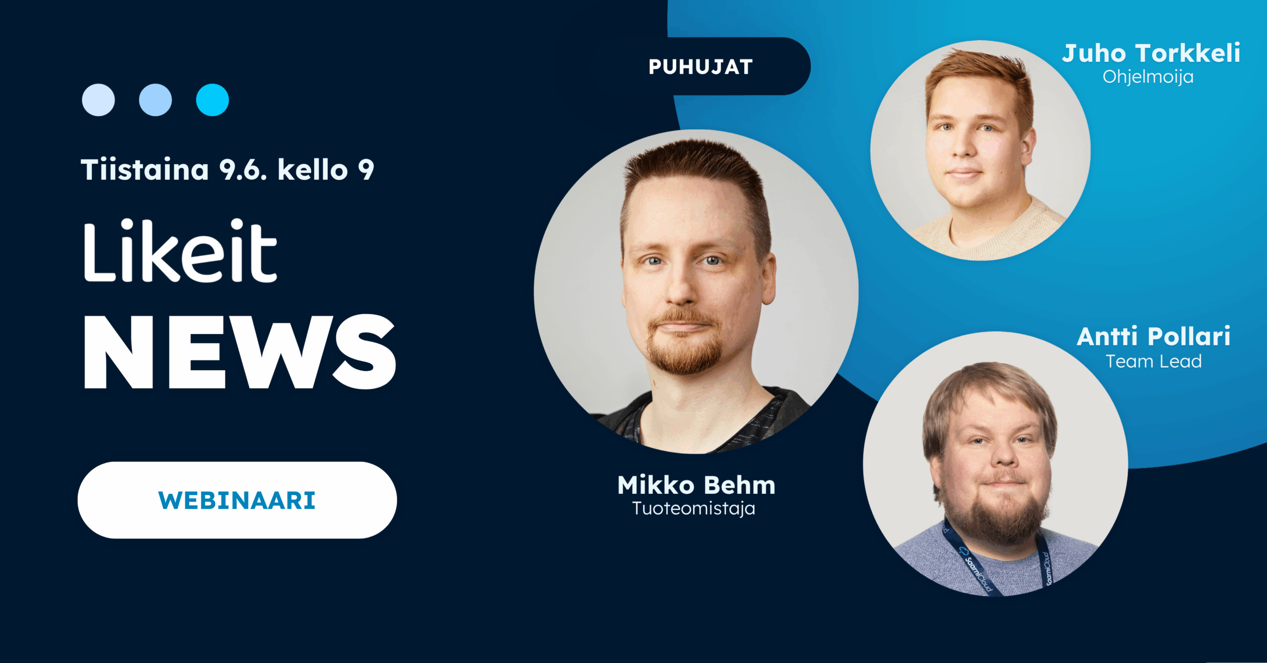 Likeit News 9.6. -webinaaritallenne